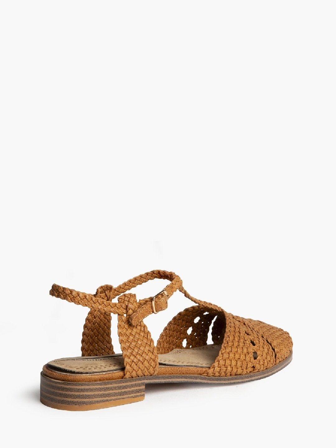 Sandales femmes Salomé Tressées,  Camel
