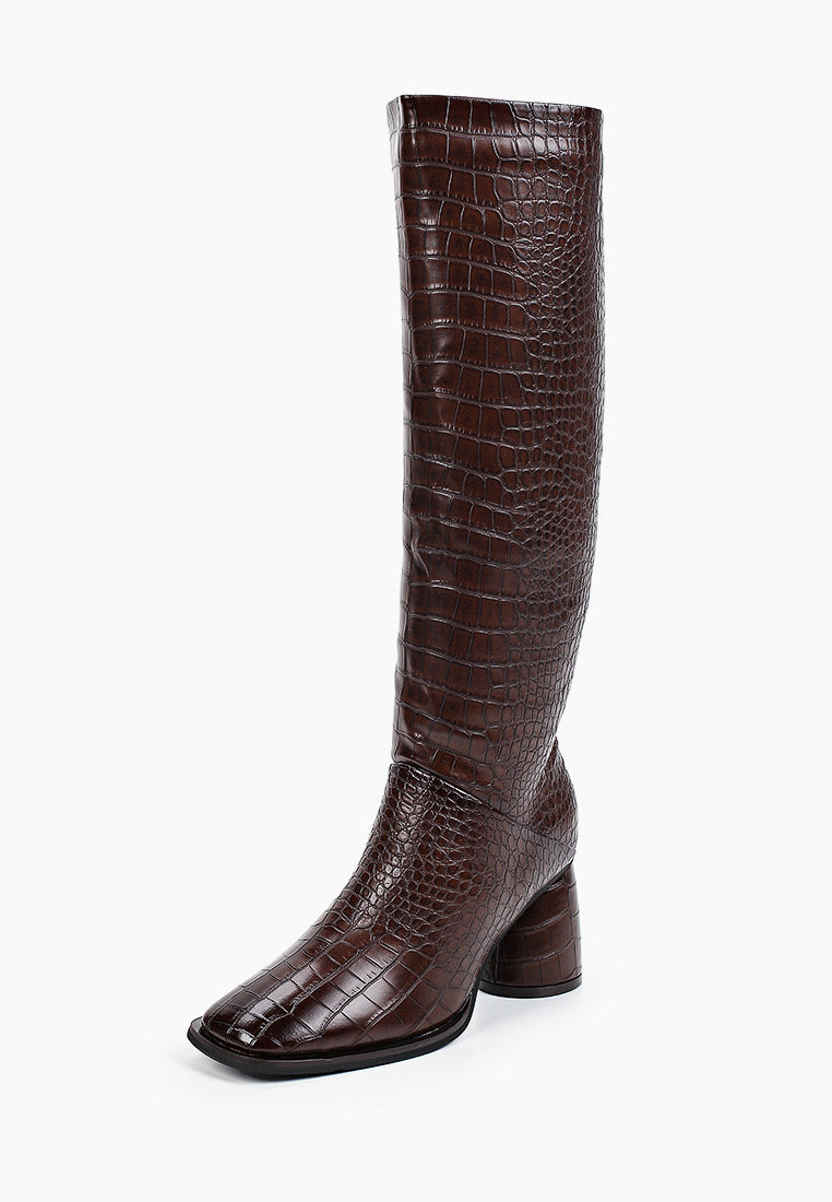 Bottes imitation croco new arrivals