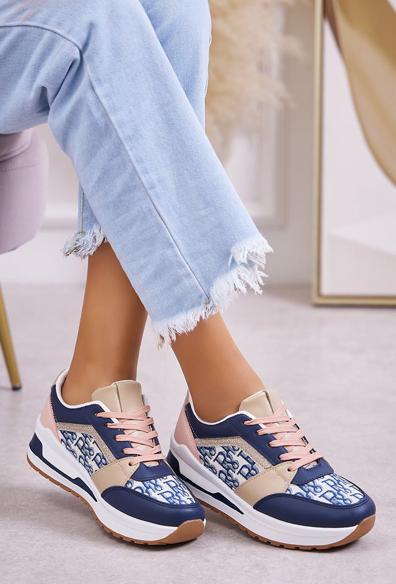 Baskets femmes a lacets semelle epaisse VERA COLLECTION